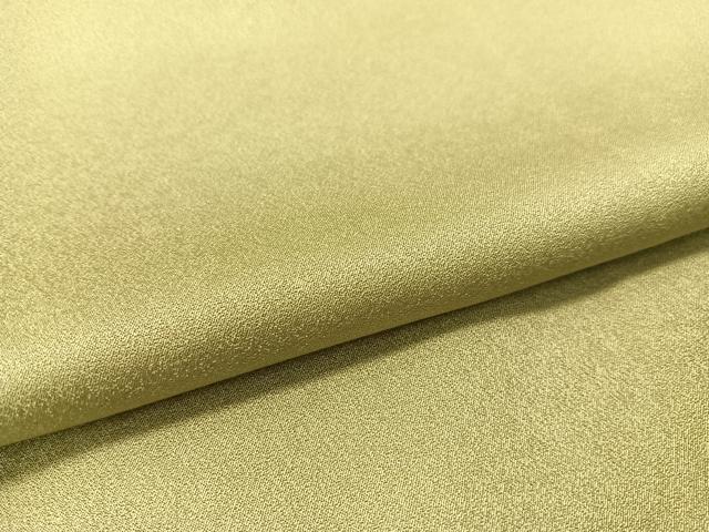 平和屋着物●上質な色無地 柳茶色 正絹 逸品 未使用 CABB5145vp