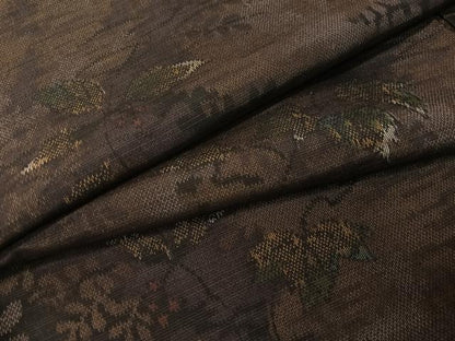 平和屋着物●上質な紬 南天文 正絹 逸品 CABB5146vp