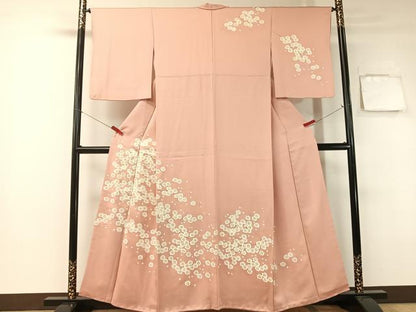 平和屋着物●訪問着　枝花文　金彩　正絹　逸品　CABB5153vp