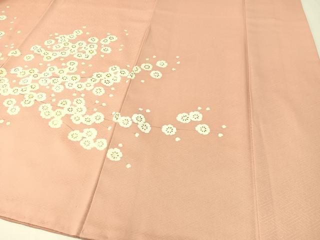 平和屋着物●訪問着　枝花文　金彩　正絹　逸品　CABB5153vp