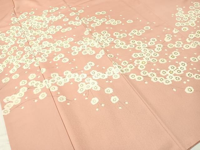 平和屋着物●訪問着　枝花文　金彩　正絹　逸品　CABB5153vp