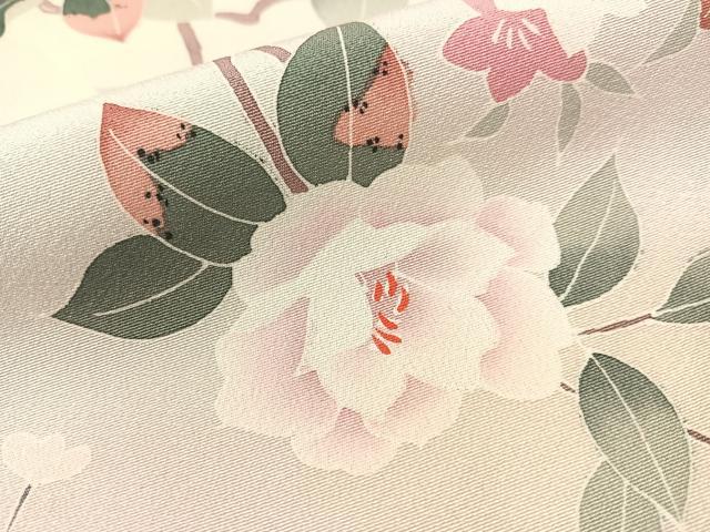 平和屋着物●訪問着　友禅　作家物　枝花文　暈し染め　正絹　逸品　CABB5161vp