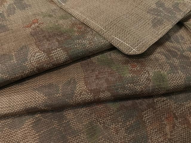 平和屋着物●上質な紬　更紗花鳥文　正絹　逸品　未使用　CABB5169vp 平和屋着物○上質な紬 更紗花鳥文 正絹 逸品 未使用 CABB5169vp