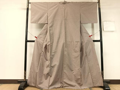 平和屋着物●本場染大島紬　たたき染め　正絹　逸品　CABB5174vp