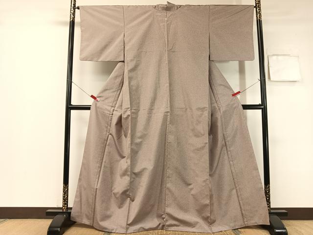 平和屋着物●本場染大島紬　たたき染め　正絹　逸品　CABB5174vp