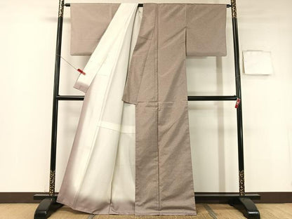 平和屋着物●本場染大島紬　たたき染め　正絹　逸品　CABB5174vp