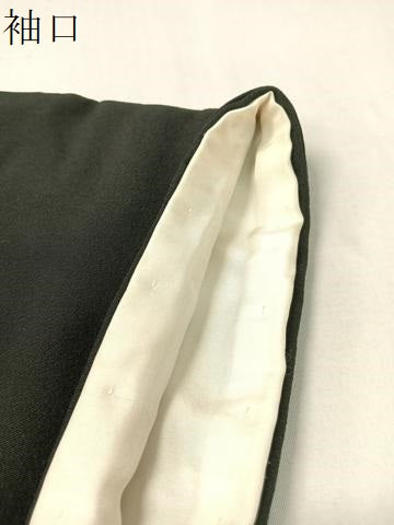 平和屋着物●豪華黒留袖　雲取り草花文　金彩　正絹　逸品　CABB5175vp