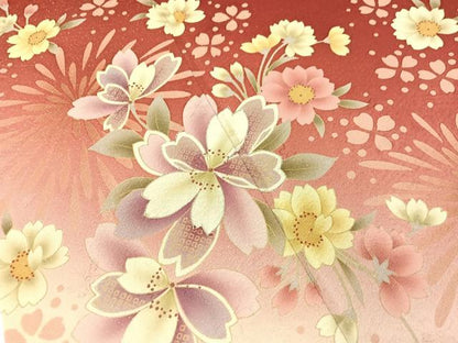 平和屋着物●豪華振袖　駒刺繍　花火　暈し染め　銀通し地　正絹　逸品　CABB5184vp