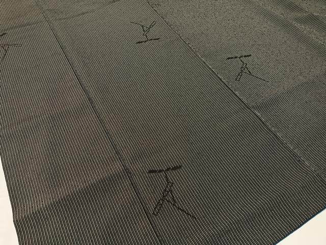 平和屋着物○本塩沢 竹トンボ 正絹 逸品 CABB5186vp