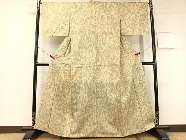 平和屋着物●本場染大島紬　吉祥文様　正絹　逸品　CABB5190vp