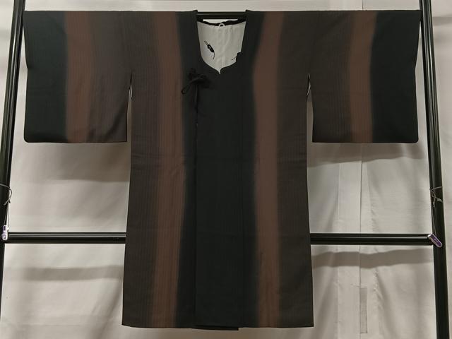 平和屋着物∞道行コート 霞文 暈し染め 正絹 逸品 CABB5293ua