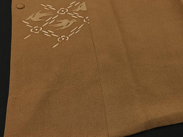平和屋着物＃道行コート　ろうけつ染め　飛鳥文　正絹　逸品　CABB5380ua