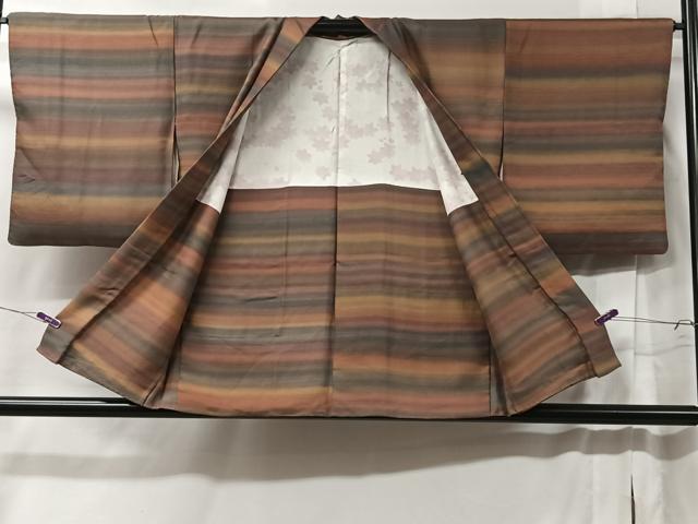 平和屋着物＃羽織　霞文　暈し染め　正絹　逸品　CABB5400ua
