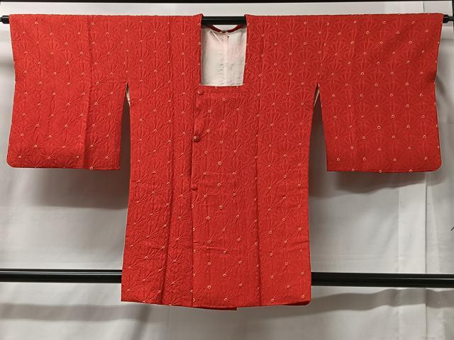 平和屋着物＃道行コート　絞り　花尽くし　正絹　逸品　CABB5576ua