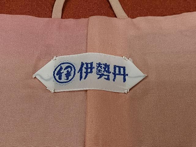 平和屋着物＃道中着 お召地 単衣 更紗花文 正絹 逸品 CABB5591ua