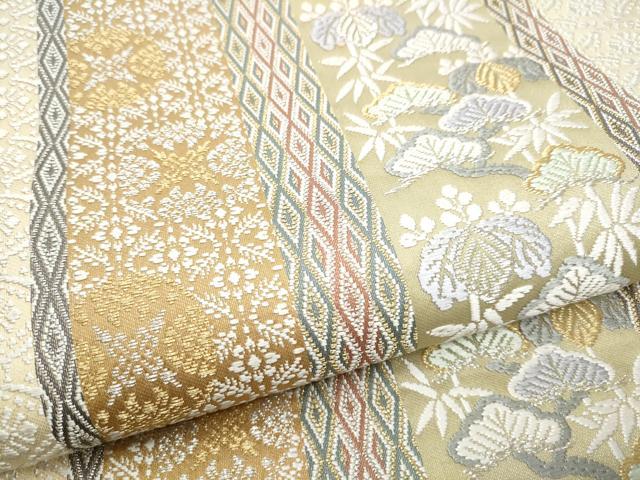 平和屋着物○六通柄袋帯 唐織 御倉唐組 舞葉間道