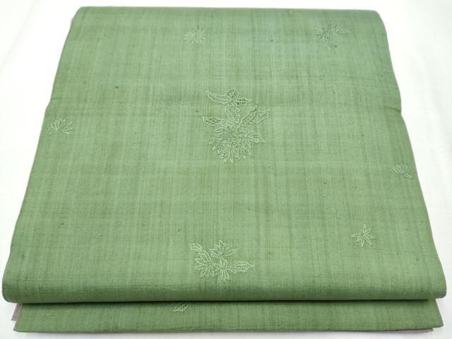 平和屋着物○中国三大刺繍 スワトウ相良刺繍 総刺繍 両方向 両面 全