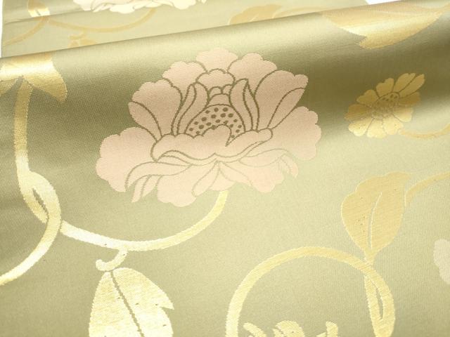 平和屋着物○西陣織 陰山織物謹製 箔屋清兵衛 六通柄袋帯