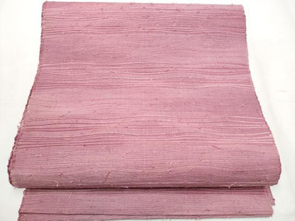 平和屋着物●八寸名古屋帯 裂織 霞文 正絹 逸品 CABB5657hy