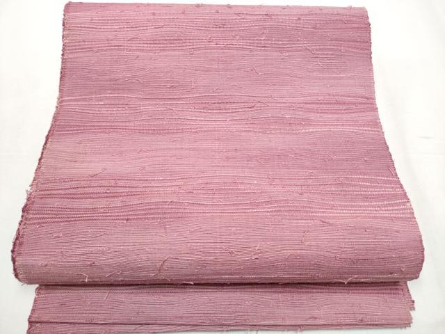 平和屋着物●八寸名古屋帯 裂織 霞文 正絹 逸品 CABB5657hy