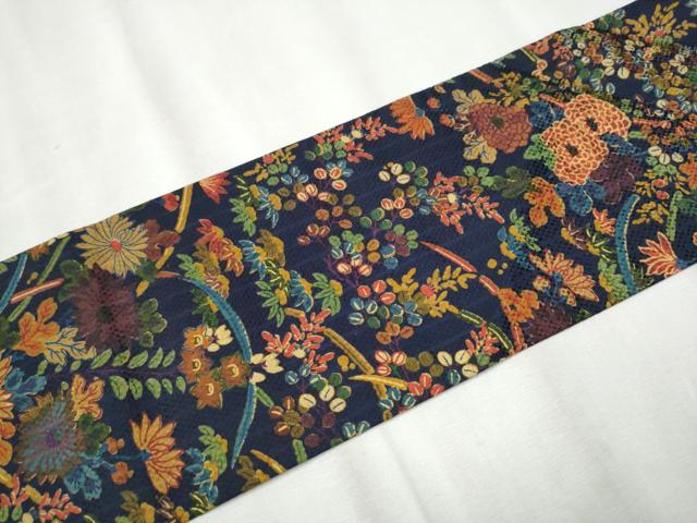 平和屋着物○初代 染人・山岡古都 首里琉染 全通柄 九