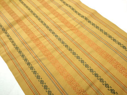 平和屋着物●本場筑前博多織 八寸名古屋帯 献上 正絹 逸品 CABB5758hy