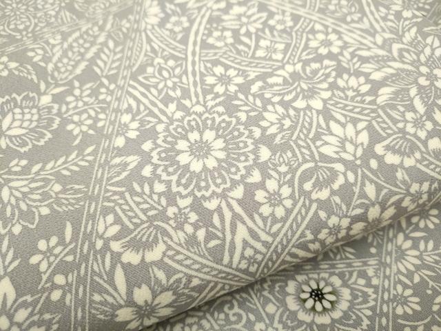 平和屋着物●全通柄　九寸名古屋帯　型染め　切嵌花文　ゑり善扱い　正絹　逸品　CABB5888hy
