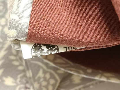 平和屋着物●全通柄　九寸名古屋帯　型染め　切嵌花文　ゑり善扱い　正絹　逸品　CABB5888hy