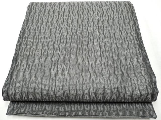 平和屋着物▽両面 六通柄袋帯 スリーシーズン 春夏秋 源氏香花文 正絹 逸品 CABB5943hy