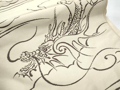 平和屋着物●六通柄　本袋帯　雲龍　正絹　逸品　CABB5956hy