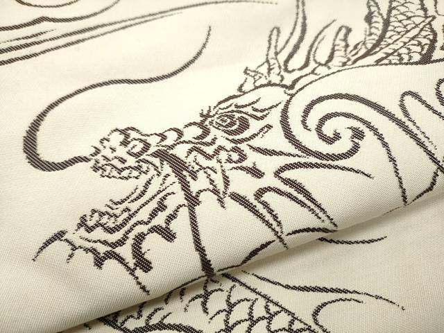 平和屋着物●六通柄　本袋帯　雲龍　正絹　逸品　CABB5956hy 平和屋着物○六通柄 本袋帯 雲龍 正絹 逸品 CABB5956hy