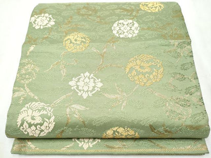 平和屋着物●六通柄袋帯　虹工房　草木染　鳳彩錦　本金箔　正絹　逸品　CABB5972hy