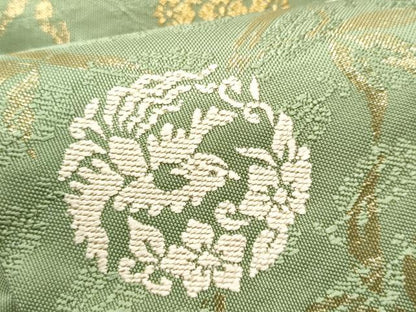 平和屋着物●六通柄袋帯　虹工房　草木染　鳳彩錦　本金箔　正絹　逸品　CABB5972hy