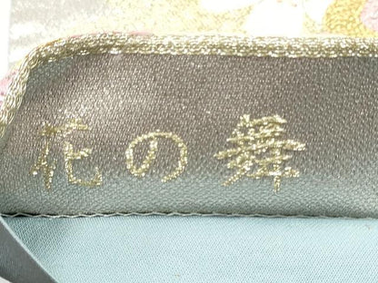 平和屋着物●六通柄袋帯　唐織　花の舞　金銀糸　正絹　逸品　CABB5973hy