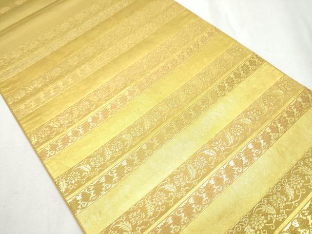 平和屋着物○西陣織 陰山織物謹製 箔屋清兵衛 六通柄袋帯