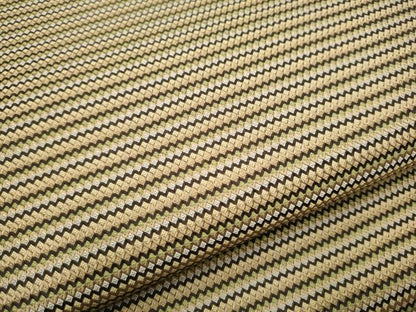 平和屋着物●全通柄袋帯　よろけ縞　正絹　逸品　未使用　CABB5990hy