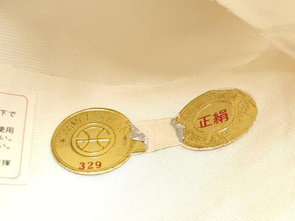 平和屋着物●西陣　じゅらく謹製　六通柄袋帯　幾何学文様　金糸　証紙付き　正絹　逸品　未使用　CABB5997hy
