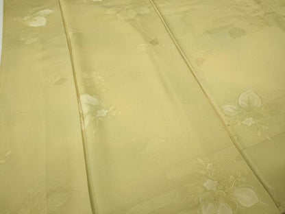 平和屋着物▼上質な小紋　地紋起こし　エ霞桐文　暈し染め　正絹　逸品　CABB6019ut