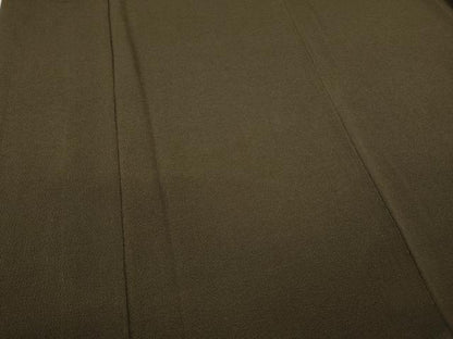 平和屋着物●上質な色無地 媚茶色 鬼しぼ縮緬 阪急百貨店扱い 正絹 逸品 CABB6084ut