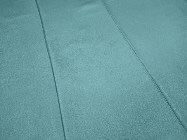 平和屋着物○上質な色無地 新橋色 正絹 逸品 未使用 CABB6085ut