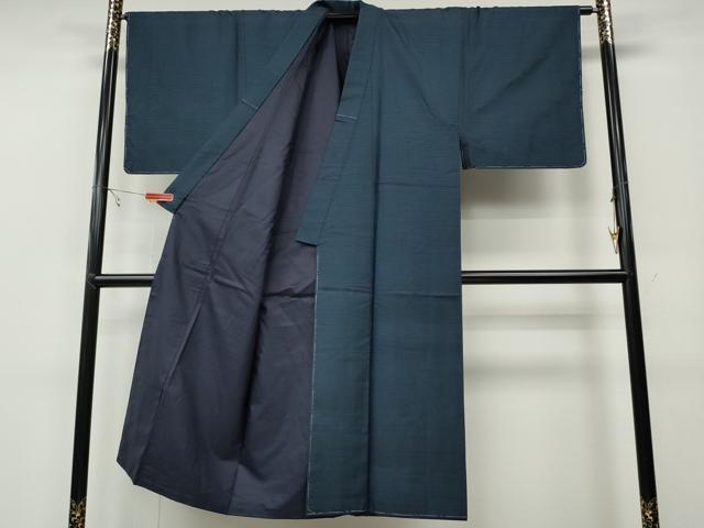 平和屋着物●男性　本場大島紬　アンサンブル　100亀甲　総詰め　正絹　逸品　未使用　CABB6086ut