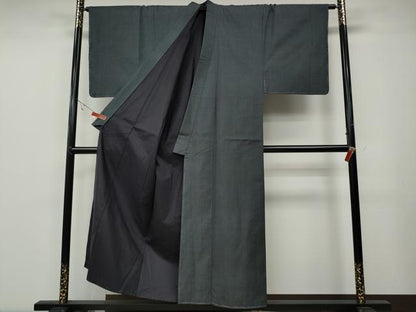 平和屋着物●男性　本場大島紬　アンサンブル　100亀甲　総詰め　正絹　逸品　未使用　CABB6087ut