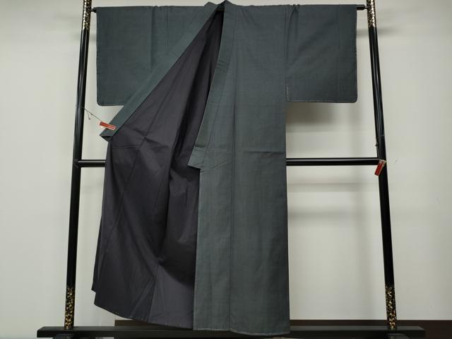 平和屋着物●男性　本場大島紬　アンサンブル　100亀甲　総詰め　正絹　逸品　未使用　CABB6087ut