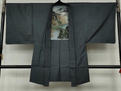 平和屋着物●男性　本場大島紬　アンサンブル　100亀甲　総詰め　正絹　逸品　未使用　CABB6087ut
