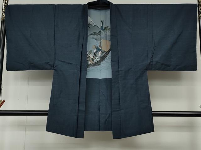 平和屋着物●男性　本場大島紬　アンサンブル　吉祥文　正絹　逸品　CABB6088ut