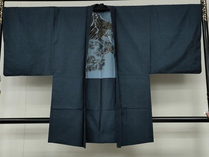 平和屋着物●男性　本場大島紬　アンサンブル　100亀甲　総詰め　正絹　逸品　CABB6090ut