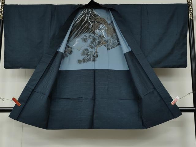 平和屋着物●男性　本場大島紬　アンサンブル　100亀甲　総詰め　正絹　逸品　CABB6090ut