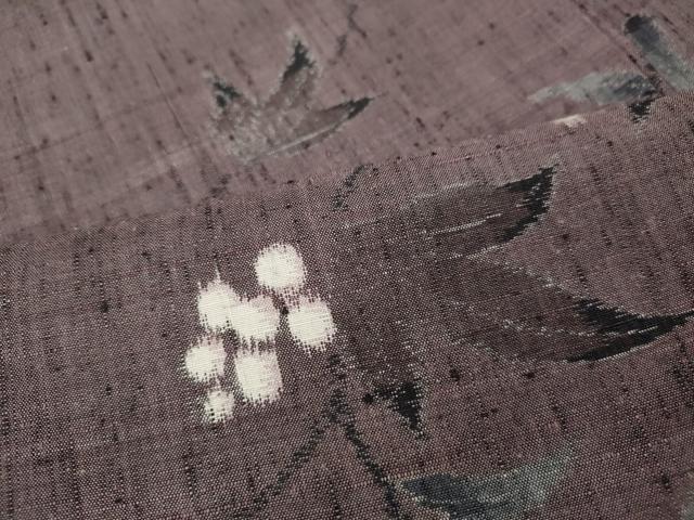 平和屋着物○上質な紬 南天文 正絹 逸品 CABB6095ut