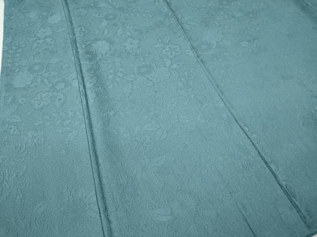 平和屋着物○上質な色無地 辻が花地紋 舛花色 正絹 逸品 CABB6103ut