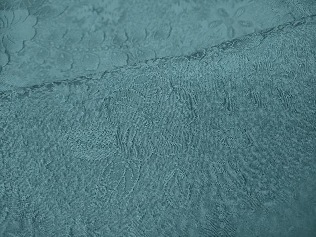 平和屋着物○上質な色無地 辻が花地紋 舛花色 正絹 逸品 CABB6103ut